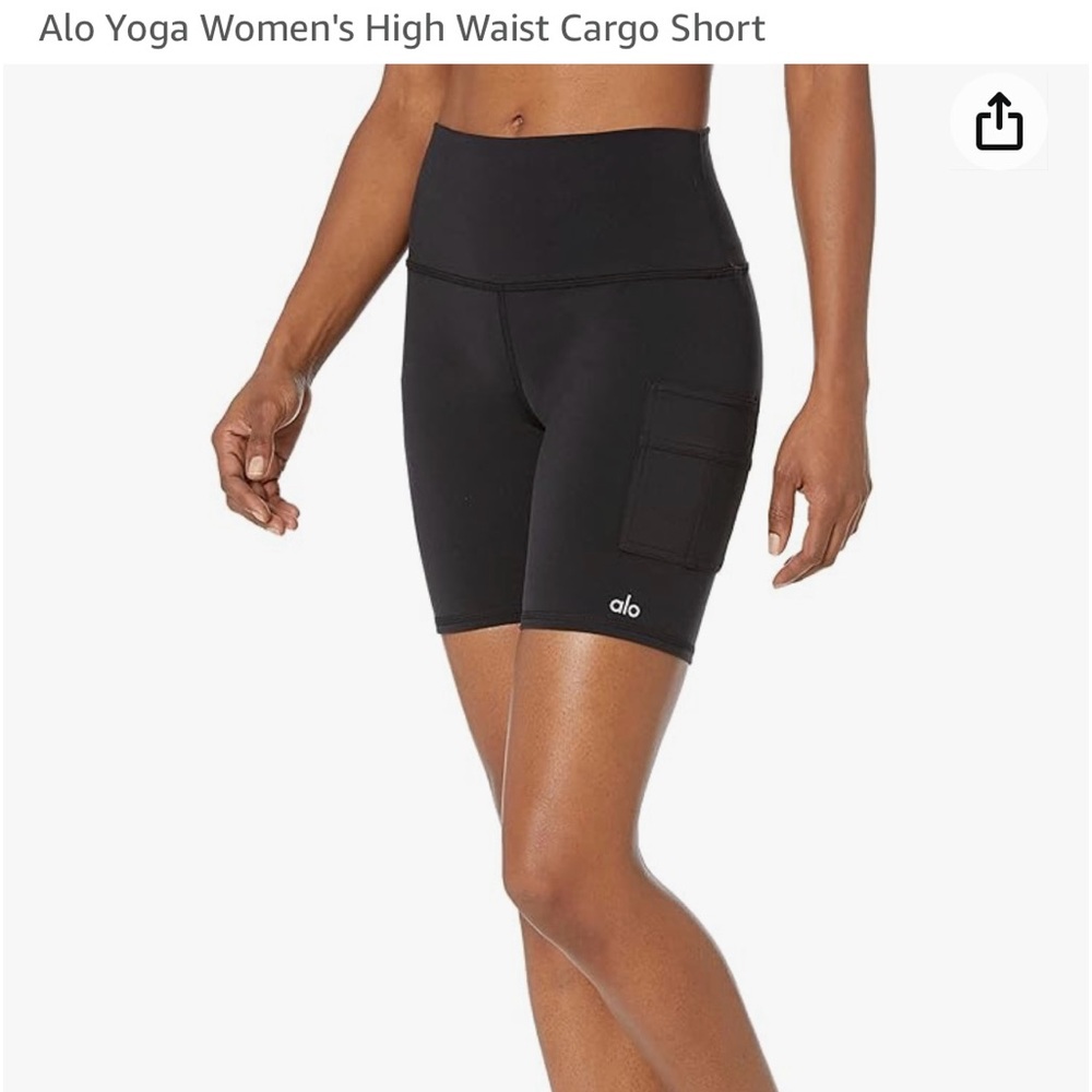 Alo Cargo Pocket Biker Shorts (no longer sold on website)